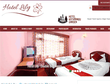 Tablet Screenshot of hotelthamellily.com